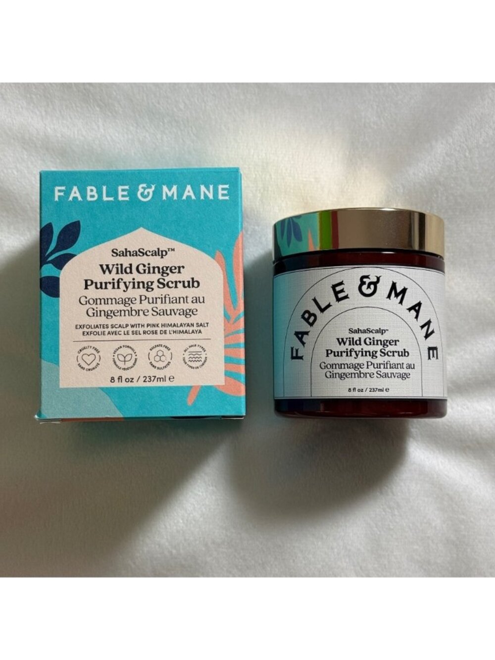 Fable & Mane SahaScalp Wild Ginger Purifying Scrub